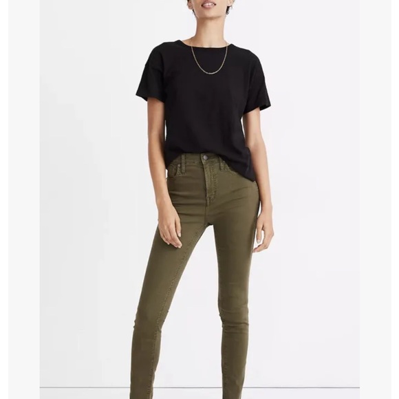 Madewell Set of 2 Whisper Cotton Rib-Crewneck Tee Sz XS #AI537 - Picture 2 of 4